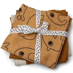 Done By Deer Hydrofieldoeken Deer Friends - Mosterd - 3st